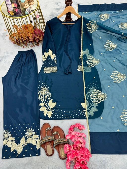 Bollywood Inspired Palazzo Embroidery Suit