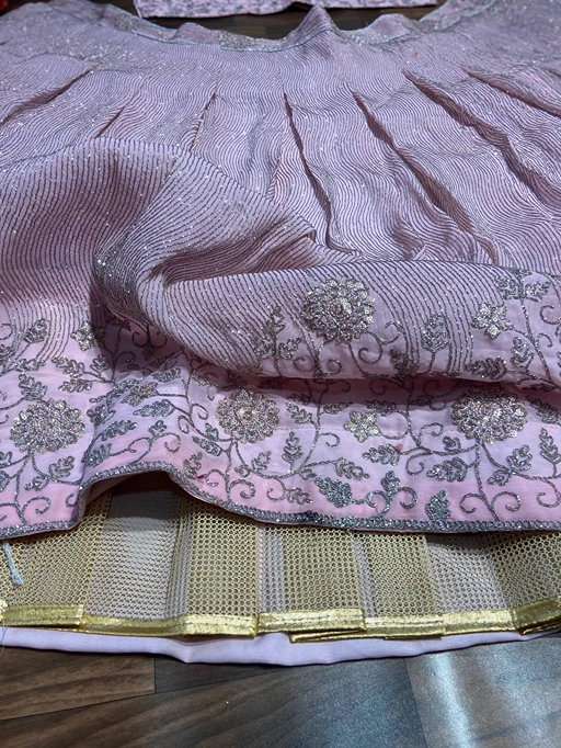 Bollywood Style Baby Pink Party Lehenga