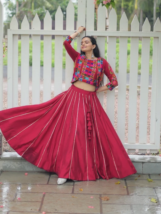 Buy Fancy Katchi Navratri Chaniya Choli With Jacket