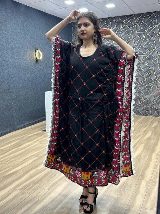 Buy Gamthi Traditional Work Kaftan