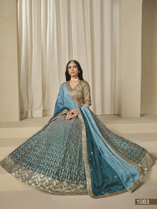 Buy Heavy Sequence Wedding Wear Lehenga Choli