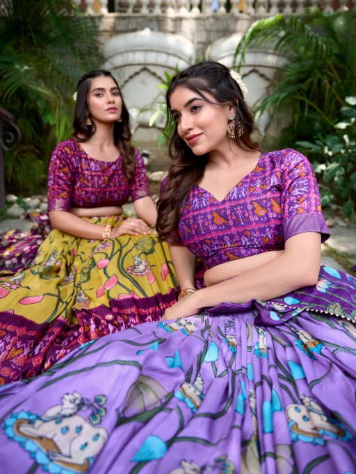 Buy Traditional Pichwai And Patola Printed Lehenga Choli