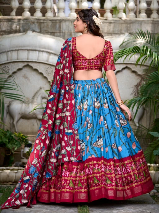 Buy Traditional Pichwai And Patola Printed Lehenga Choli