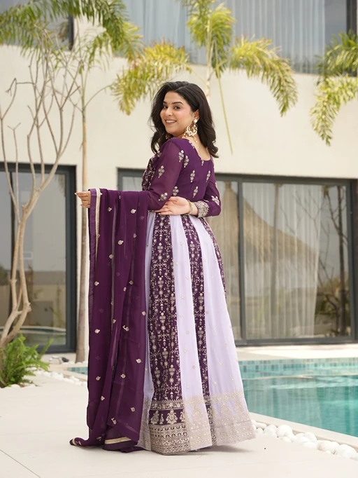 Designer Wedding Wear Readymade Anarkali Suit