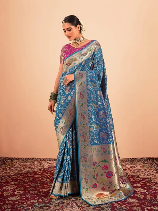Festive Wear Paithani Silk Saree