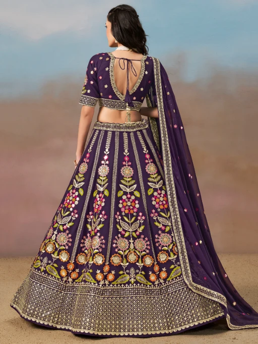Heavy Embroidery Bridesmaid Lehenga Choli