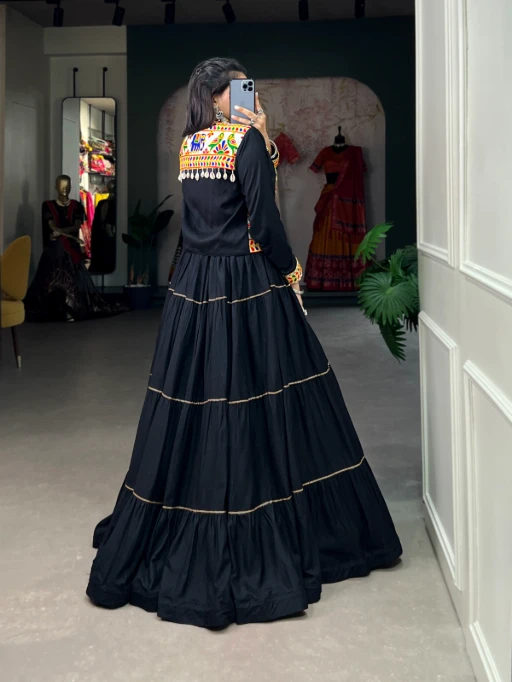 Stylish Navratri Chaniya Choli with Koti Design 2025