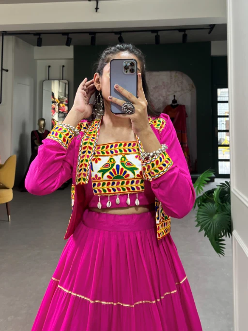 Stylish Navratri Chaniya Choli with Koti Design 2025