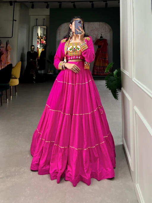 Stylish Navratri Chaniya Choli with Koti Design 2025