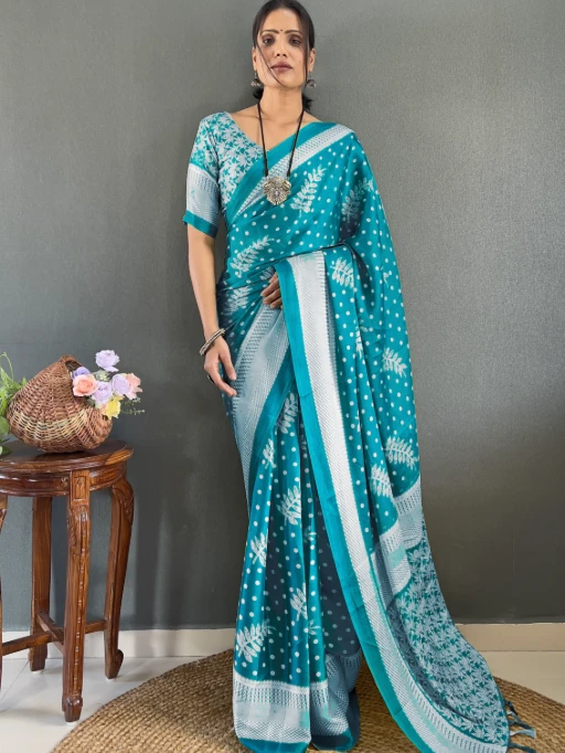 Stylish Printed Ready to Wear Saree