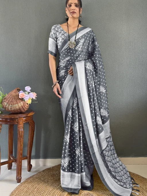 Stylish Printed Ready to Wear Saree