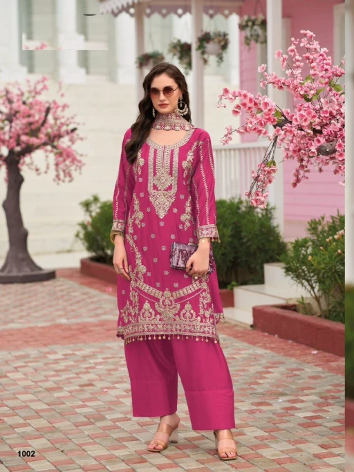 Wedding Wear Farsi Salwar Suit Collections