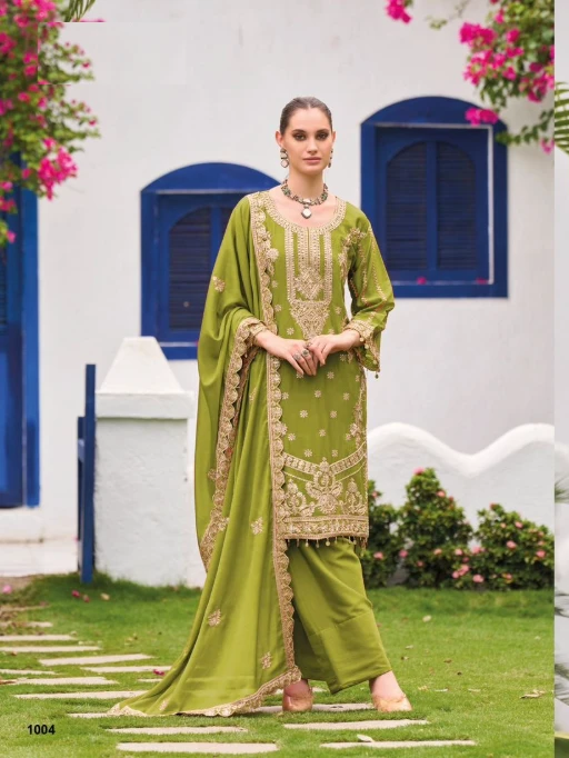 Wedding Wear Farsi Salwar Suit Collections