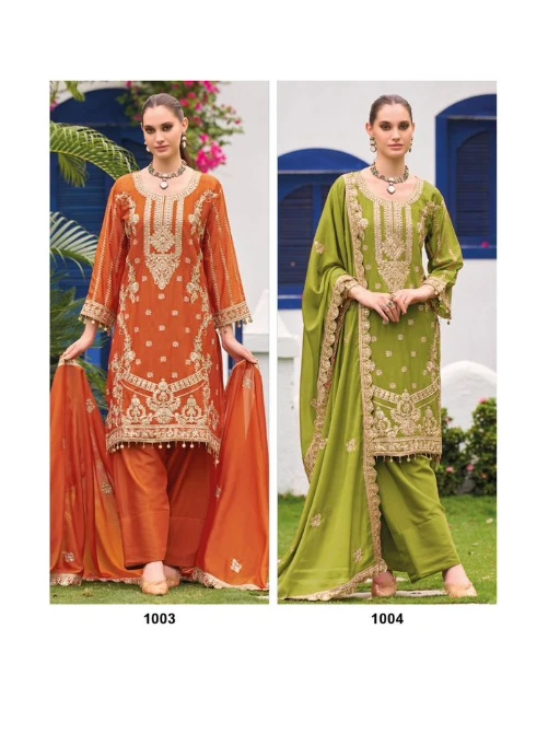 Wedding Wear Farsi Salwar Suit Collections