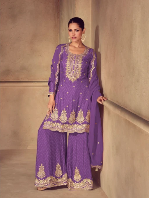 Wedding Wear Sharara Salwar Suits for Women