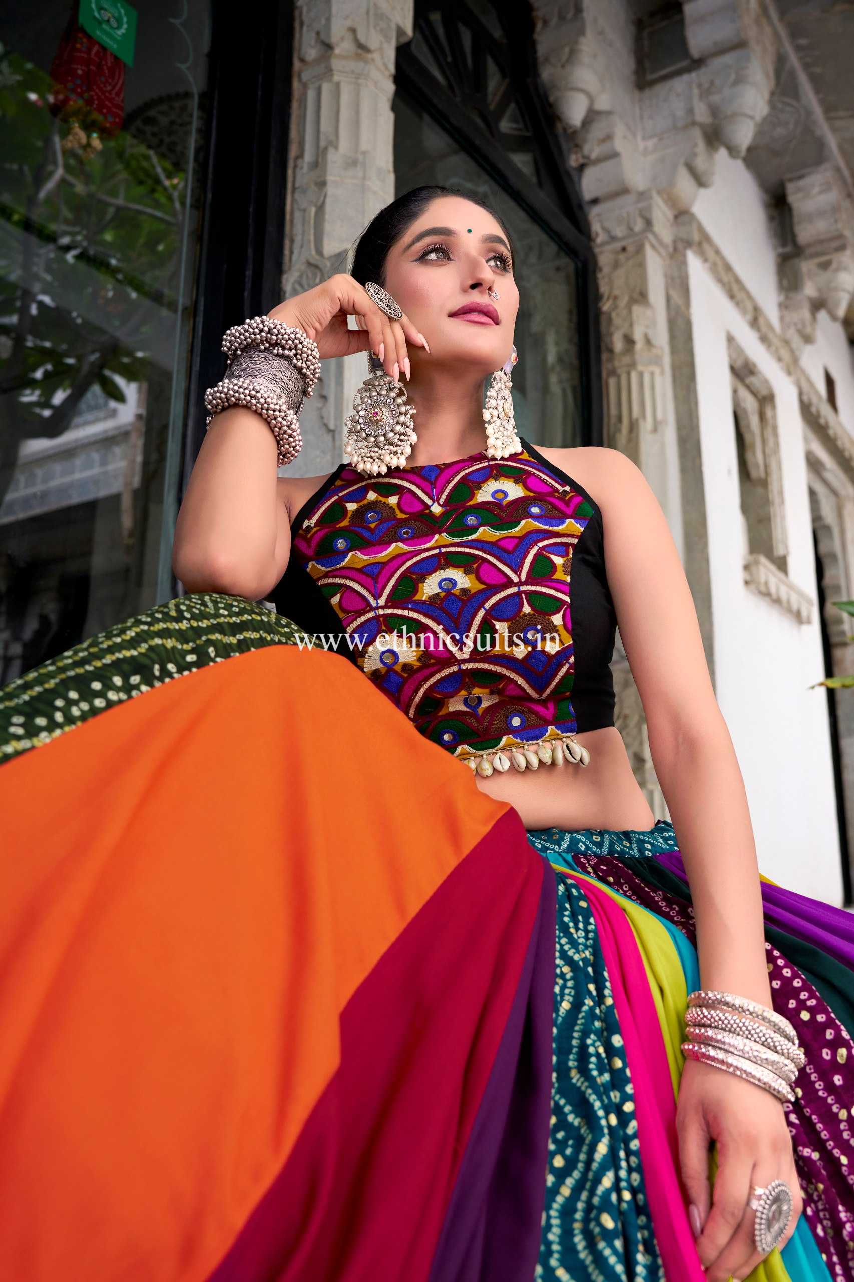 Alia Bhatt Inspired Bandhni Chaniya choli