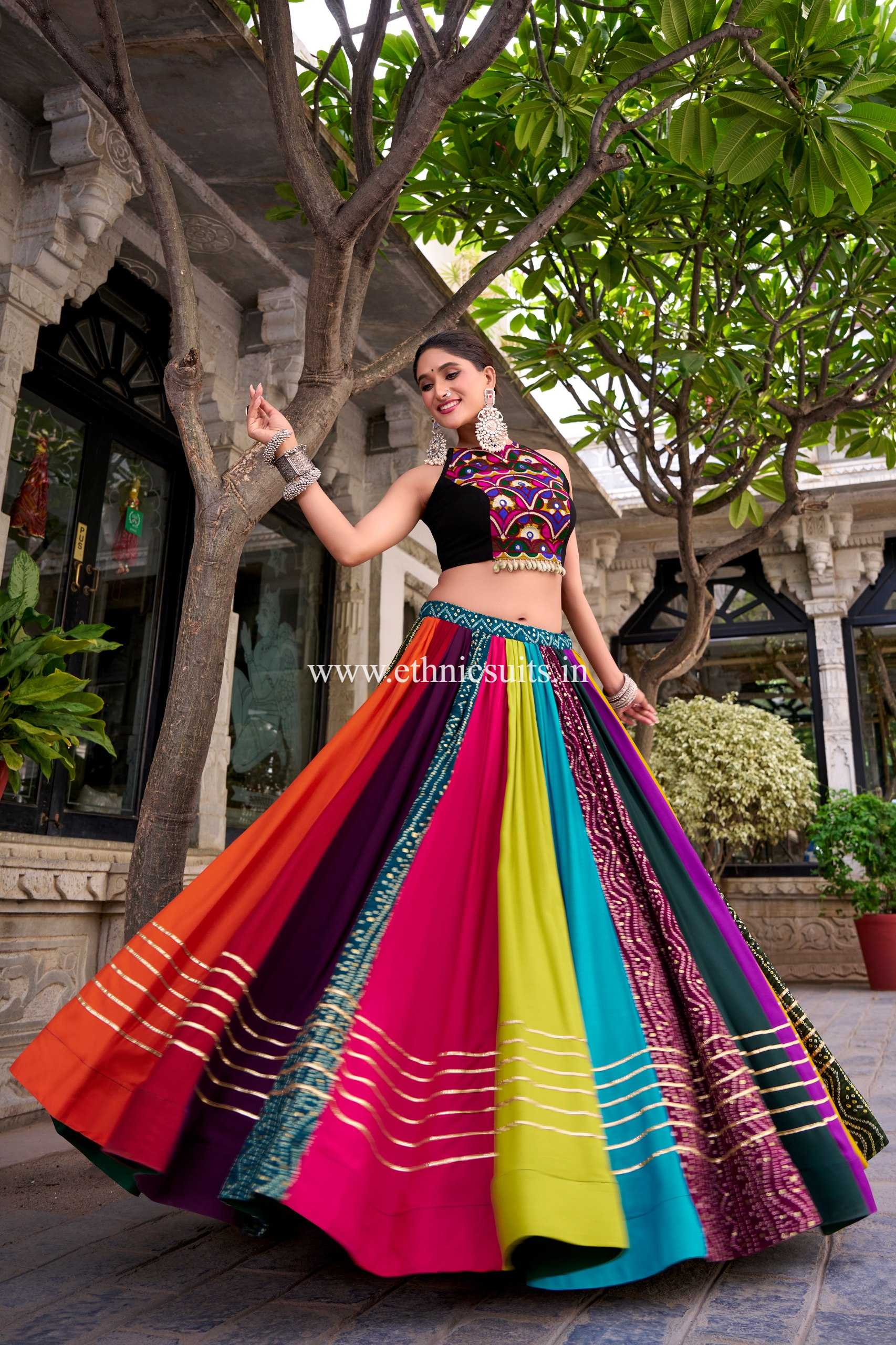 Alia Bhatt Inspired Bandhni Chaniya choli