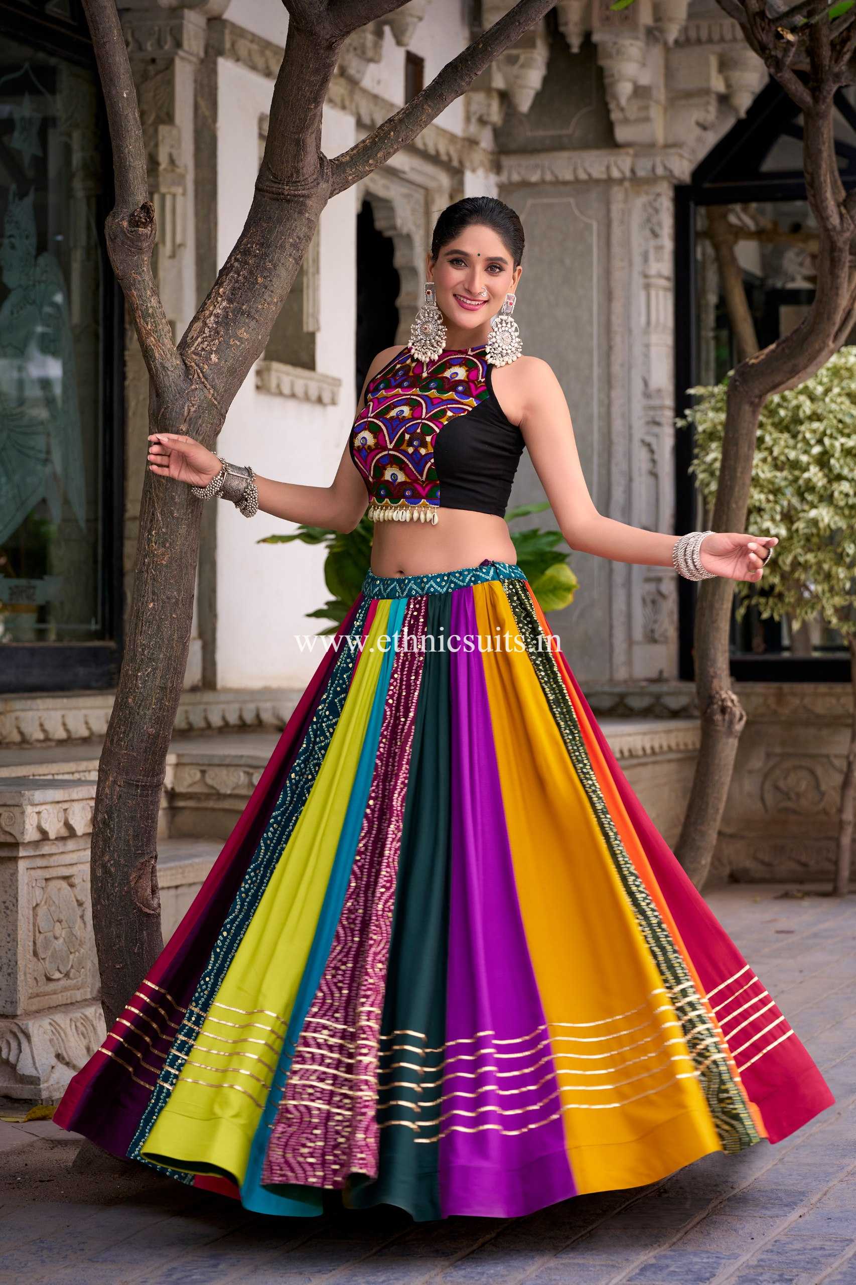 Alia Bhatt Inspired Bandhni Chaniya choli