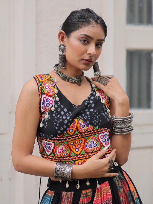 Bandhani Printed Traditional Chaniya Choli