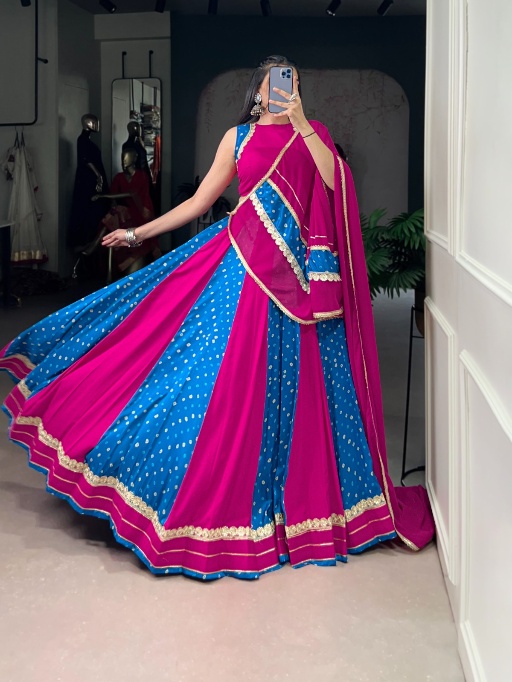 Festive Wear Bandhini Lehenga Choli