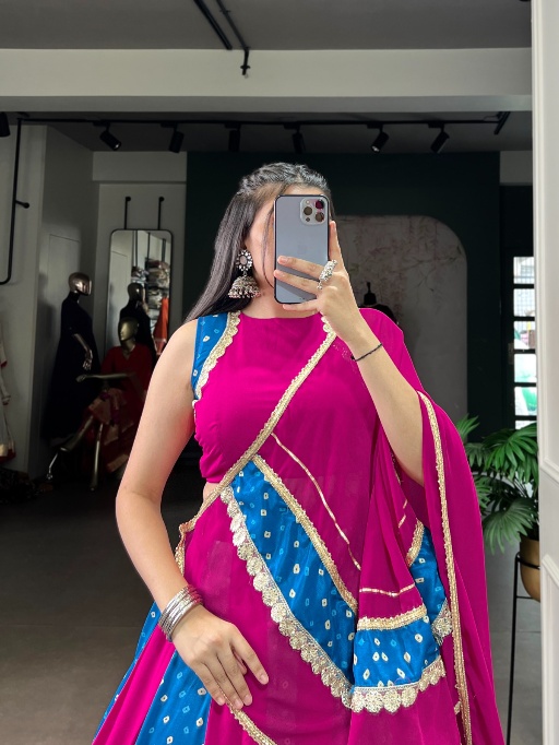 Festive Wear Bandhini Lehenga Choli
