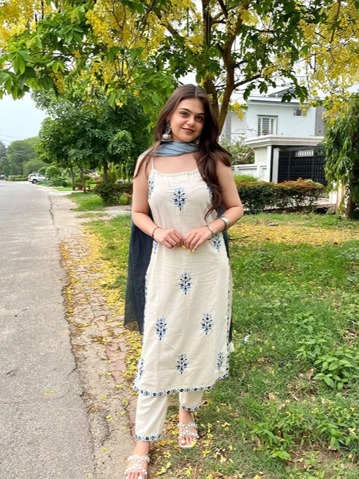 Festive Wear Spaghetti Top with Plazzo Set