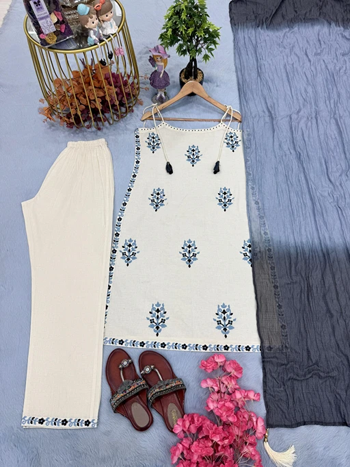Festive Wear Spaghetti Top with Plazzo Set