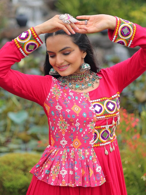 Navratri big Flair Gown 2025 Design