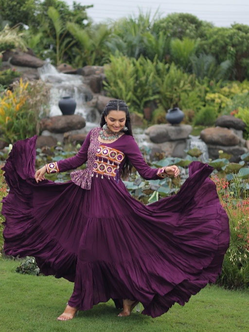 Navratri big Flair Gown 2025 Design