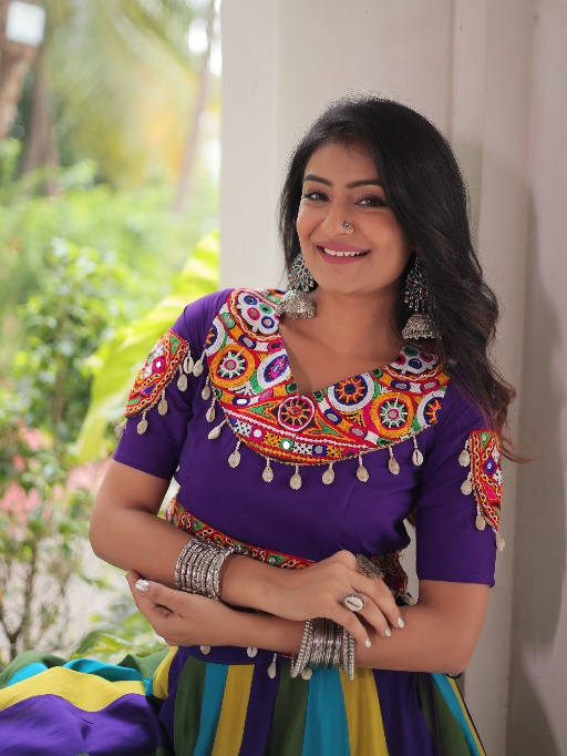 Rainbow Navratri Chaniya Choli 2025