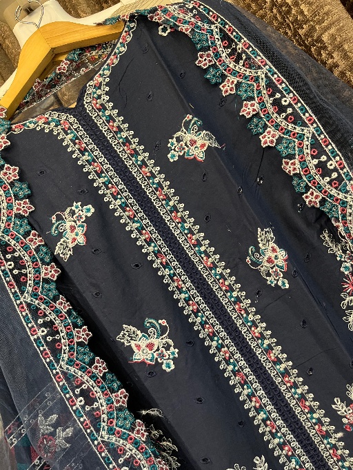 Readymade Pakistani Chikankari Cotton Suit