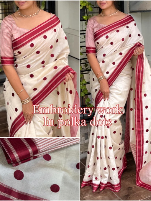 Trending Bollywood Polka Dots Saree