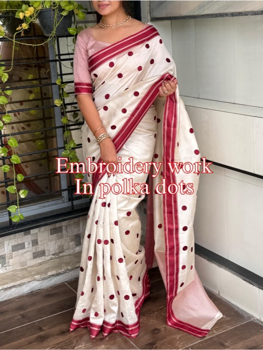 Trending Bollywood Polka Dots Saree