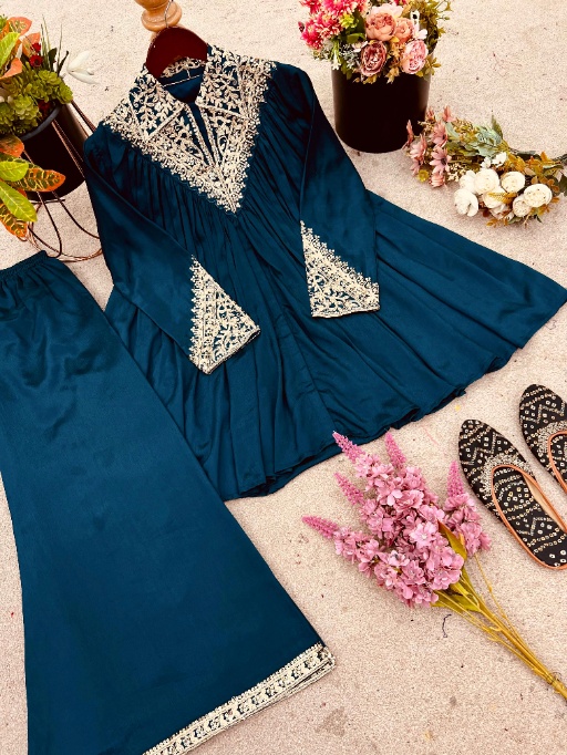 Trending Royal blue Co-Ord Set