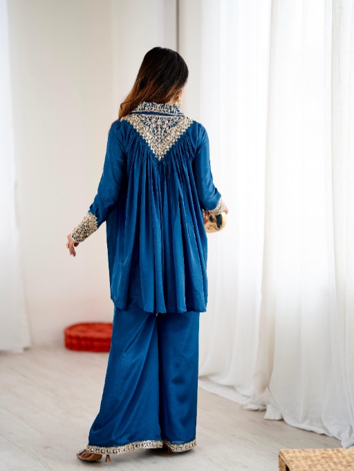 Trending Royal blue Co-Ord Set