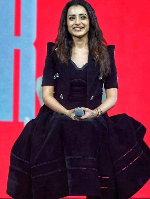 Trisha Krishnan Inspired Velvet Gown