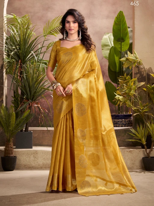 Wedding Tissue Silk Saree for Women