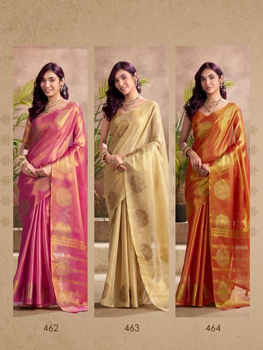 Wedding Tissue Silk Saree for Women