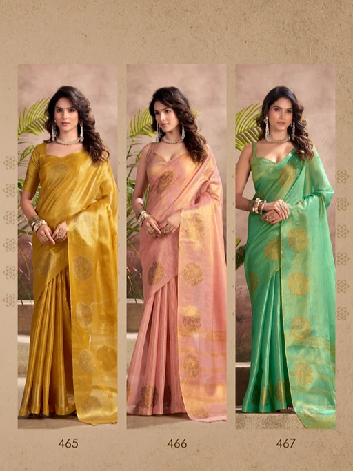 Wedding Tissue Silk Saree for Women