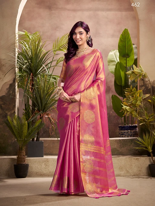 Wedding Tissue Silk Saree for Women