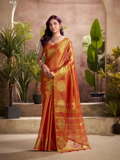 Wedding Tissue Silk Saree for Women