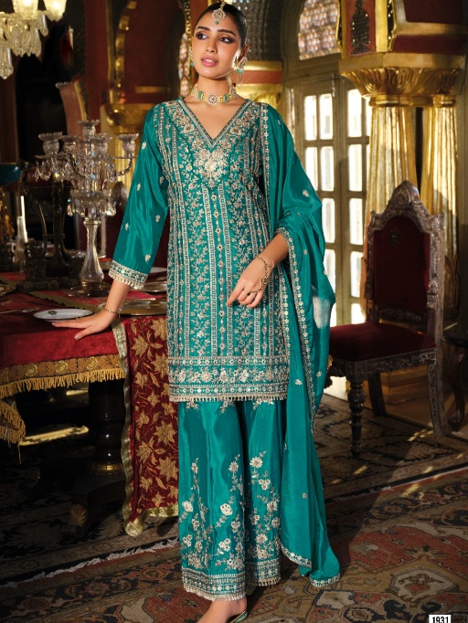 Wedding Wear Pakistani Sharara Suit