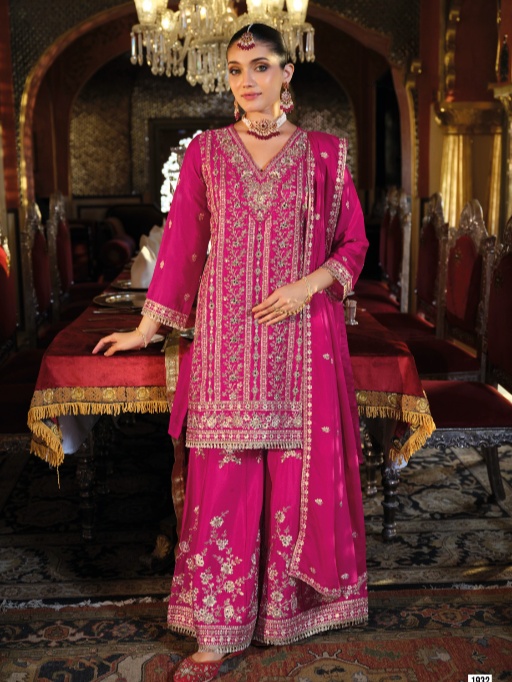 Wedding Wear Pakistani Sharara Suit