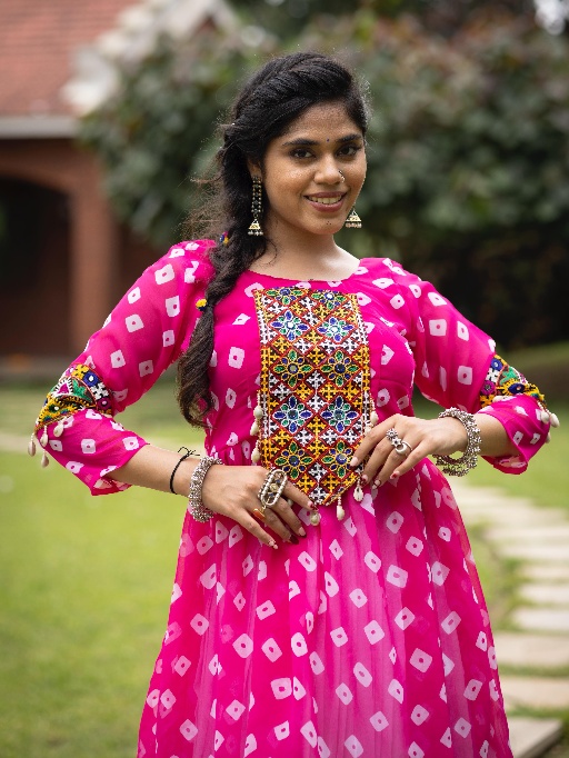 Women Lehenga With Kediya Top for Navratri