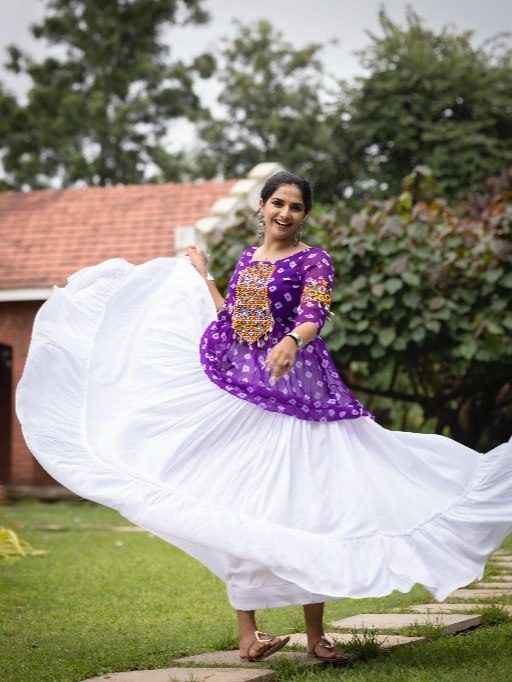 Women Lehenga With Kediya Top for Navratri