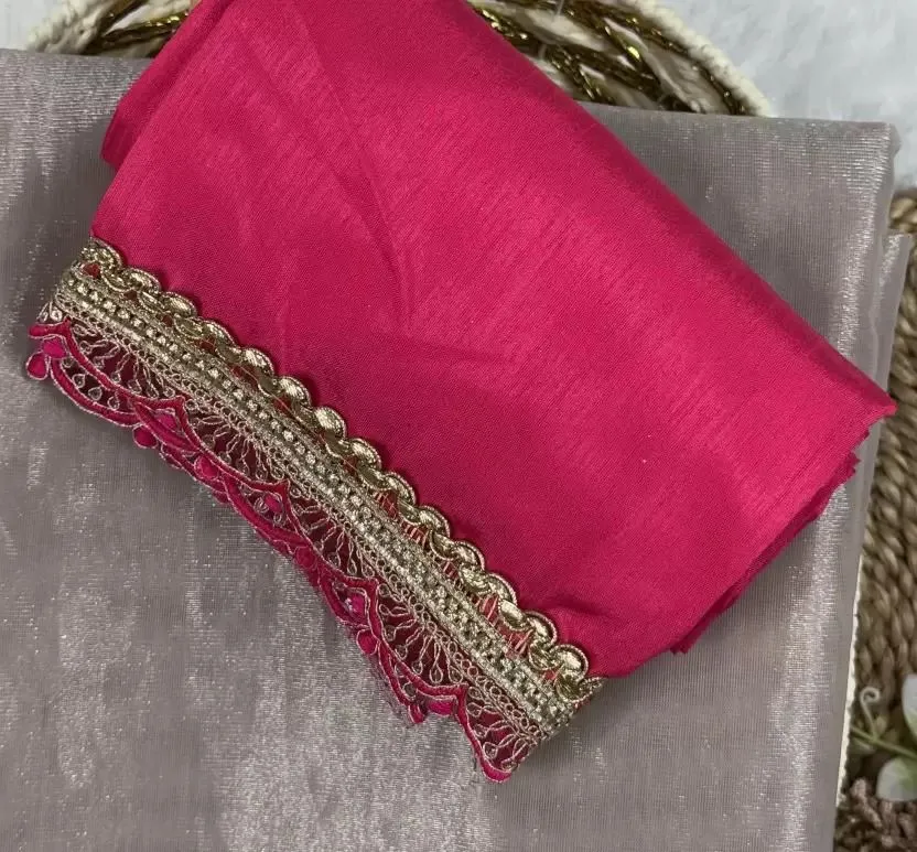Bollywood Tissue Border Saree