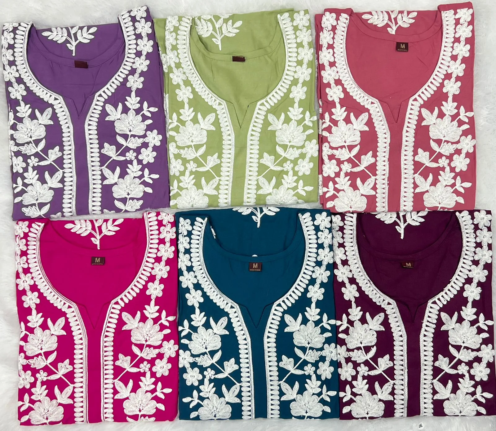Buy Chikan Kurti Pant Set