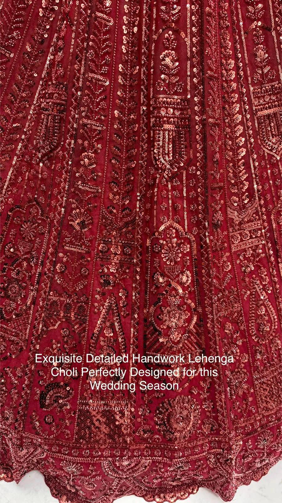 Handwork Bridal Lehenga Choli Design 2025