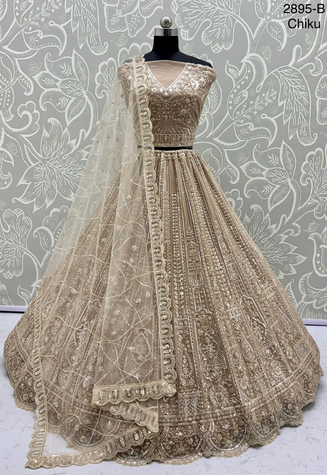 Handwork Bridal Lehenga Choli Design 2025