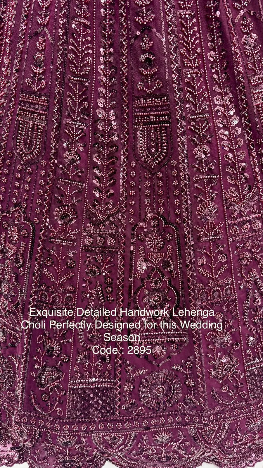 Handwork Bridal Lehenga Choli Design 2025